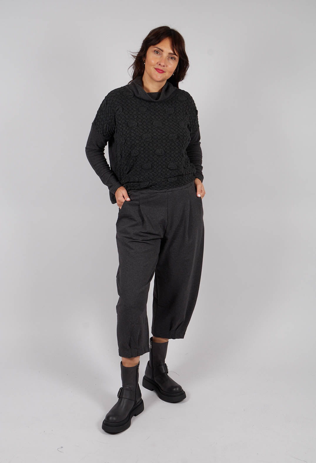 Bianco F Trousers in Antracite
