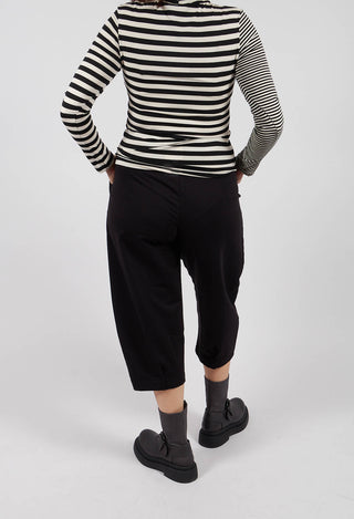 Bianco F Trousers in Nero