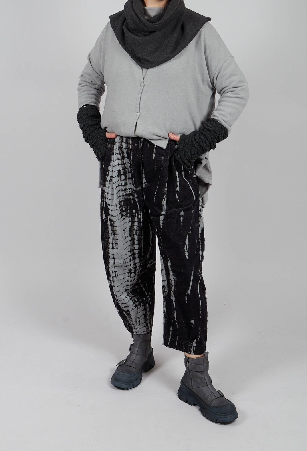 Bianco PR Trousers in Nebbia