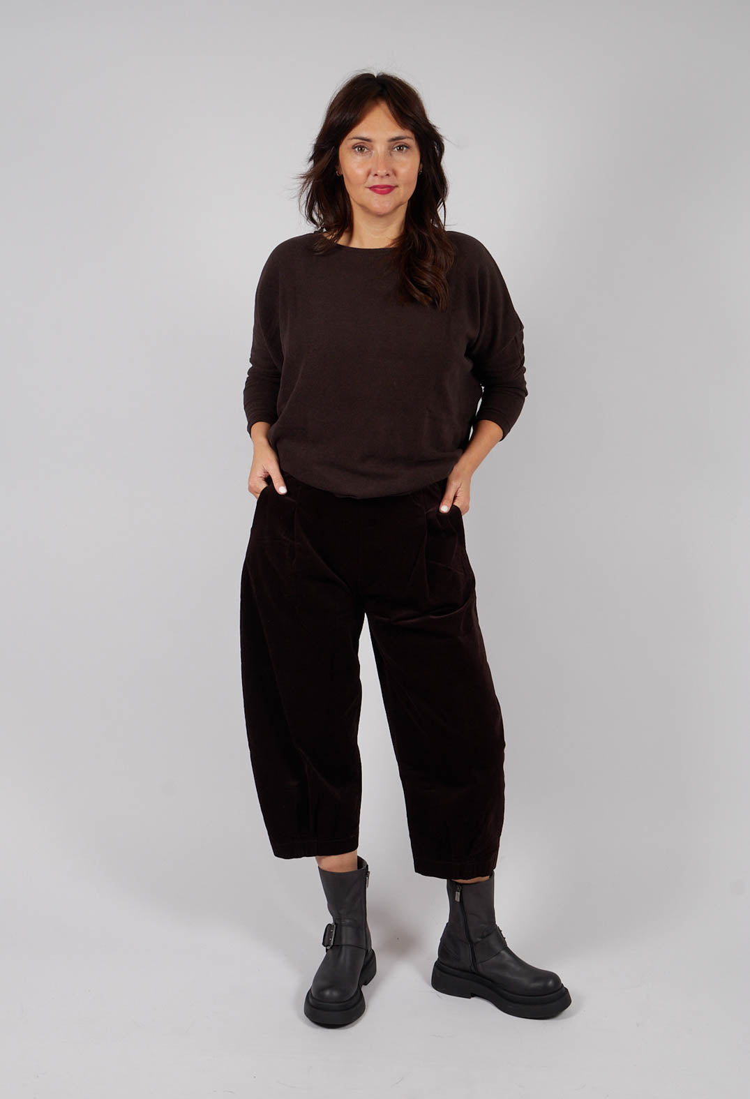 Bianco V Trousers in Moro