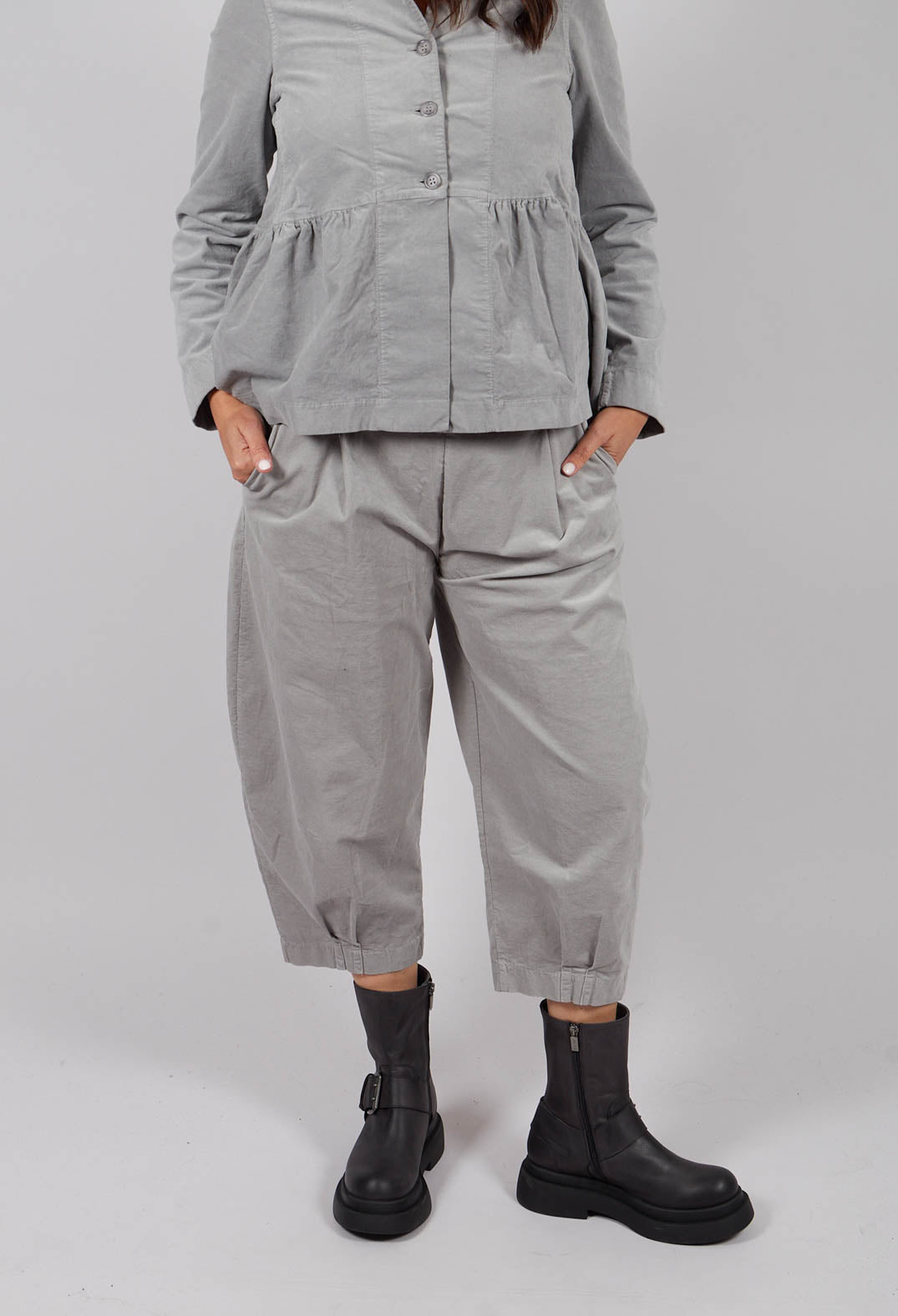 Bianco V Trousers in Nebbia