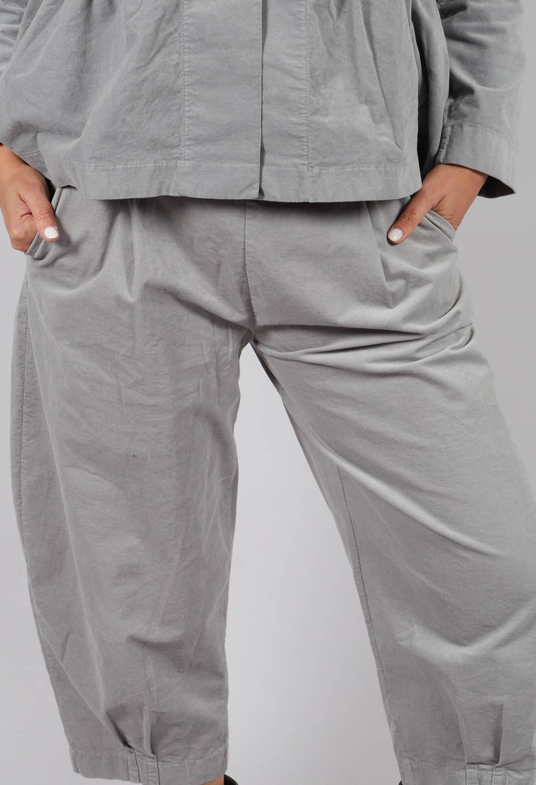 Bianco V Trousers in Nebbia