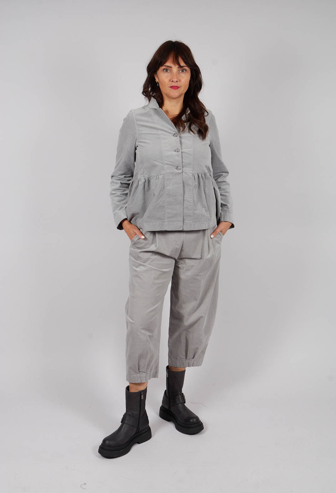 Bianco V Trousers in Nebbia
