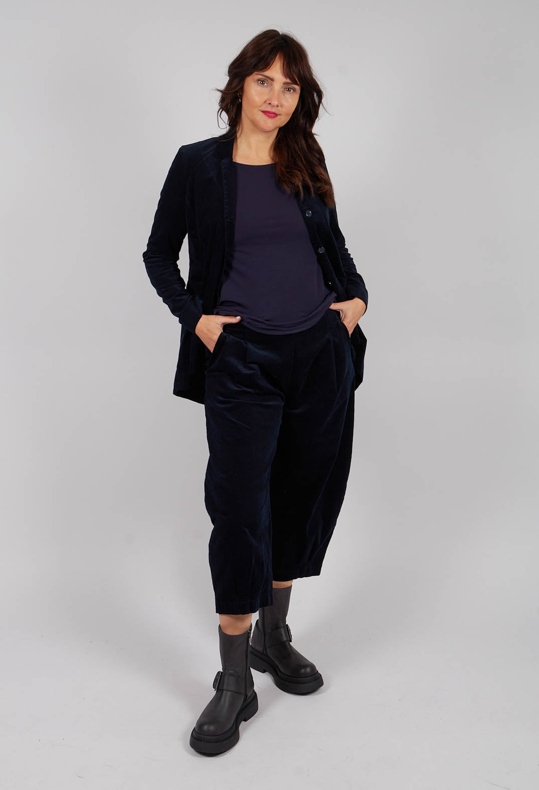 Bianco V Trousers in Notte