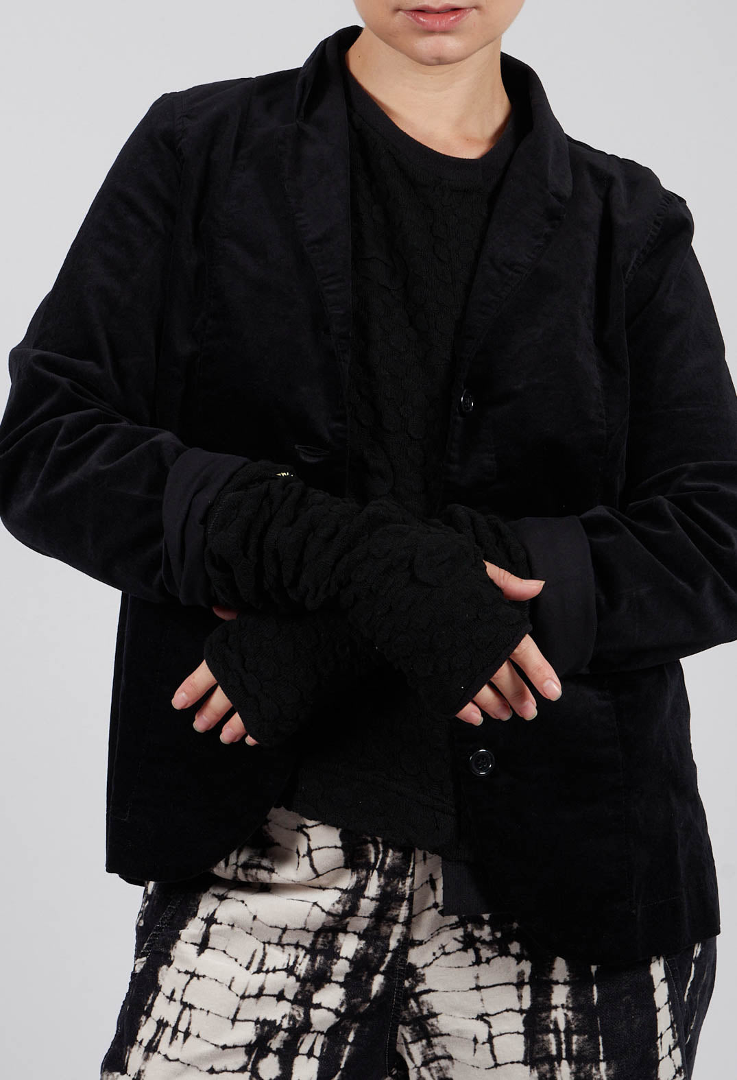 Coco Gloves in Nero