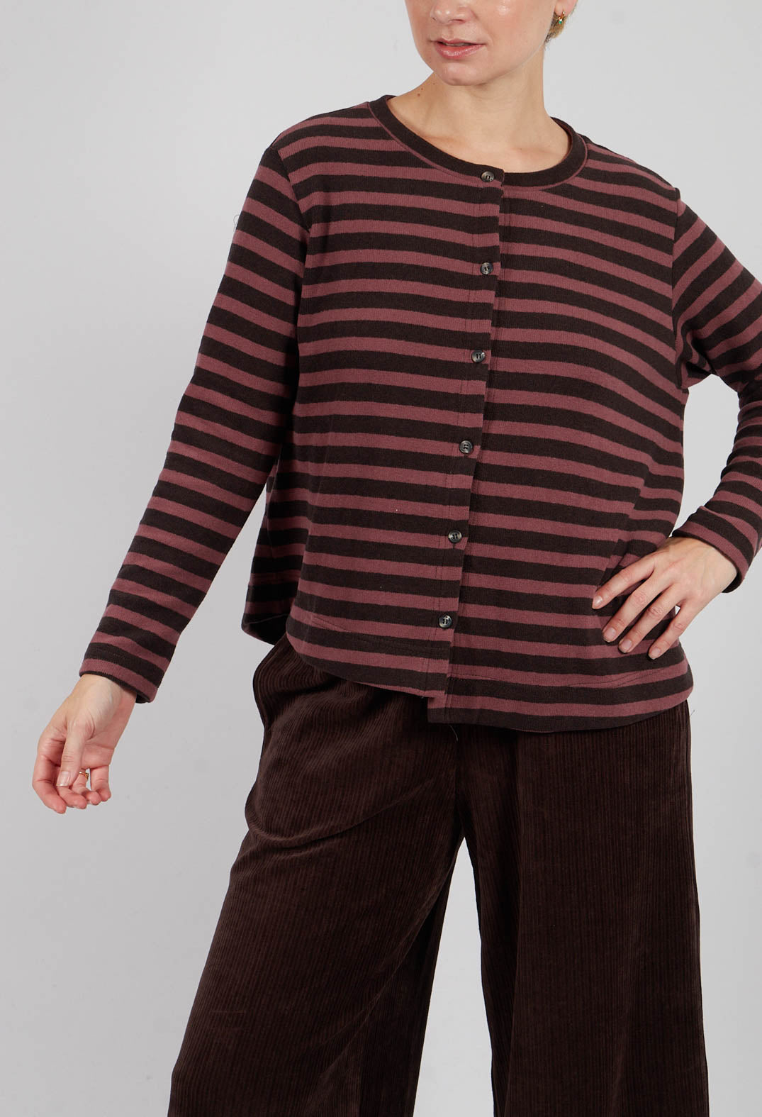 Crema Cardigan in Riga Moro