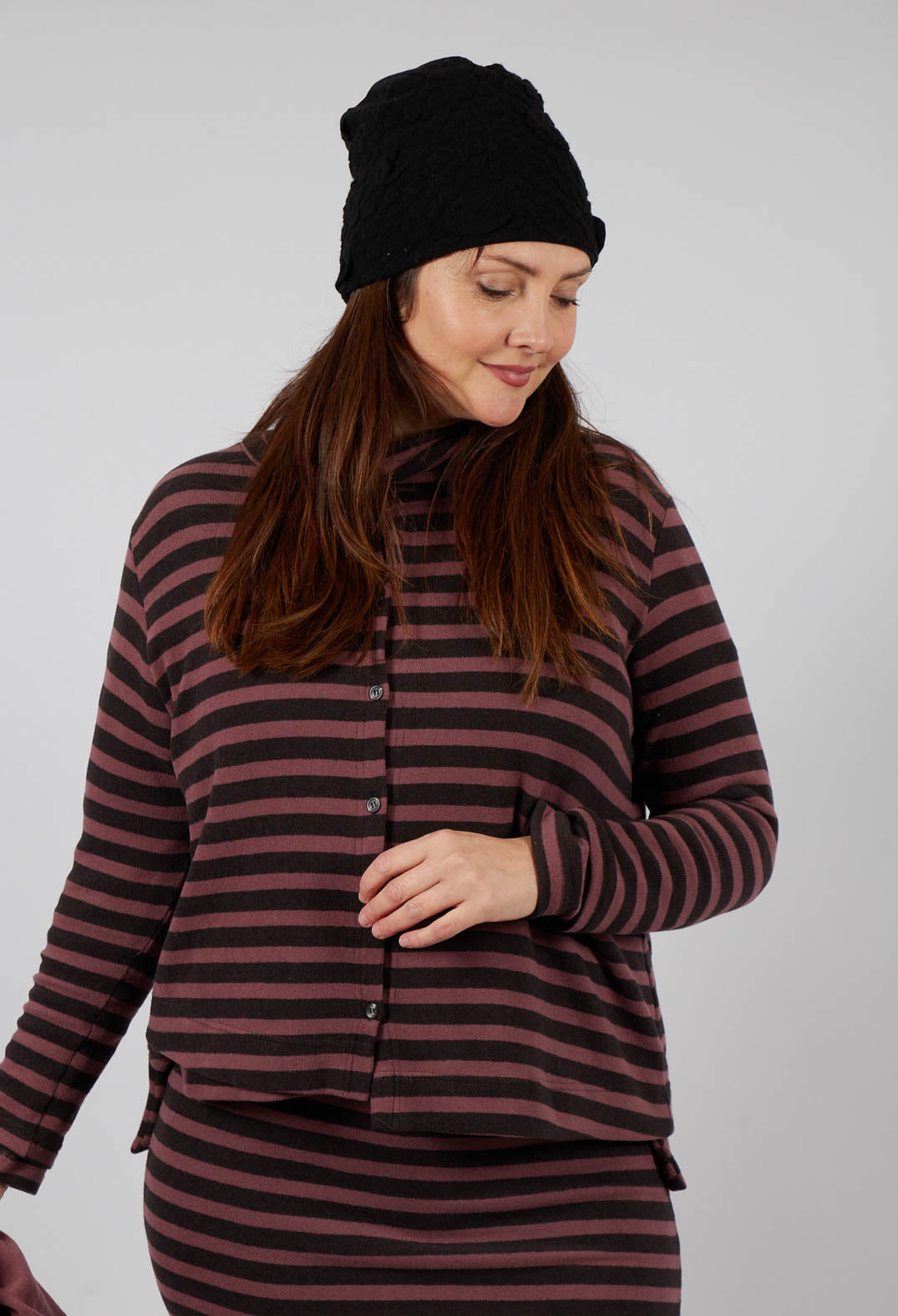 Crema Cardigan in Riga Moro