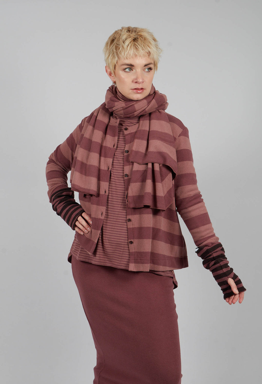 Crema Cardigan in Riga Cipolla