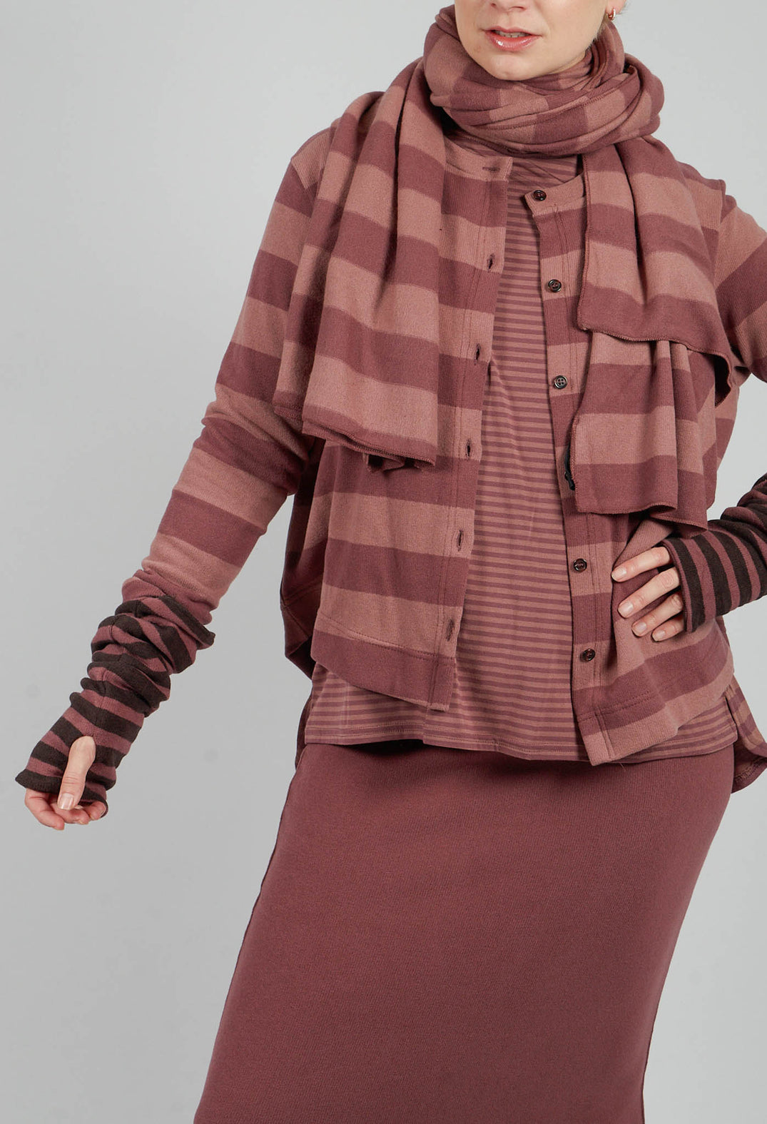 Crema Cardigan in Riga Cipolla