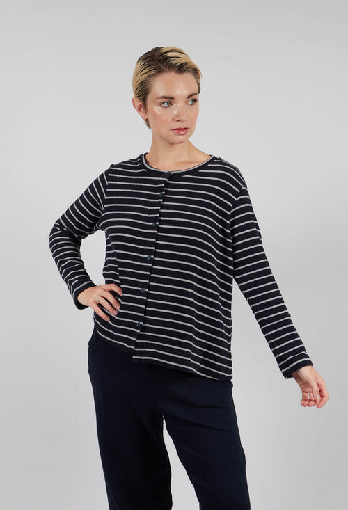 Crema Cardigan in Riga Notte