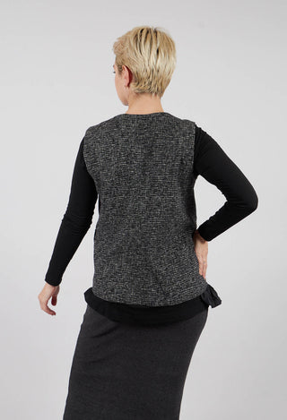 Edda JF Gilet in Nero