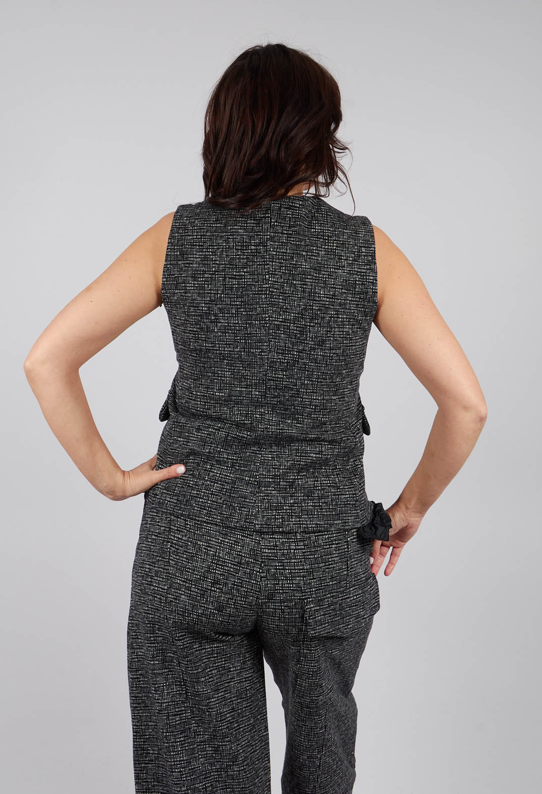 Gevda JF Waistcoat in Nero
