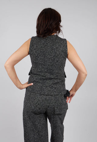 Gevda JF Waistcoat in Nero