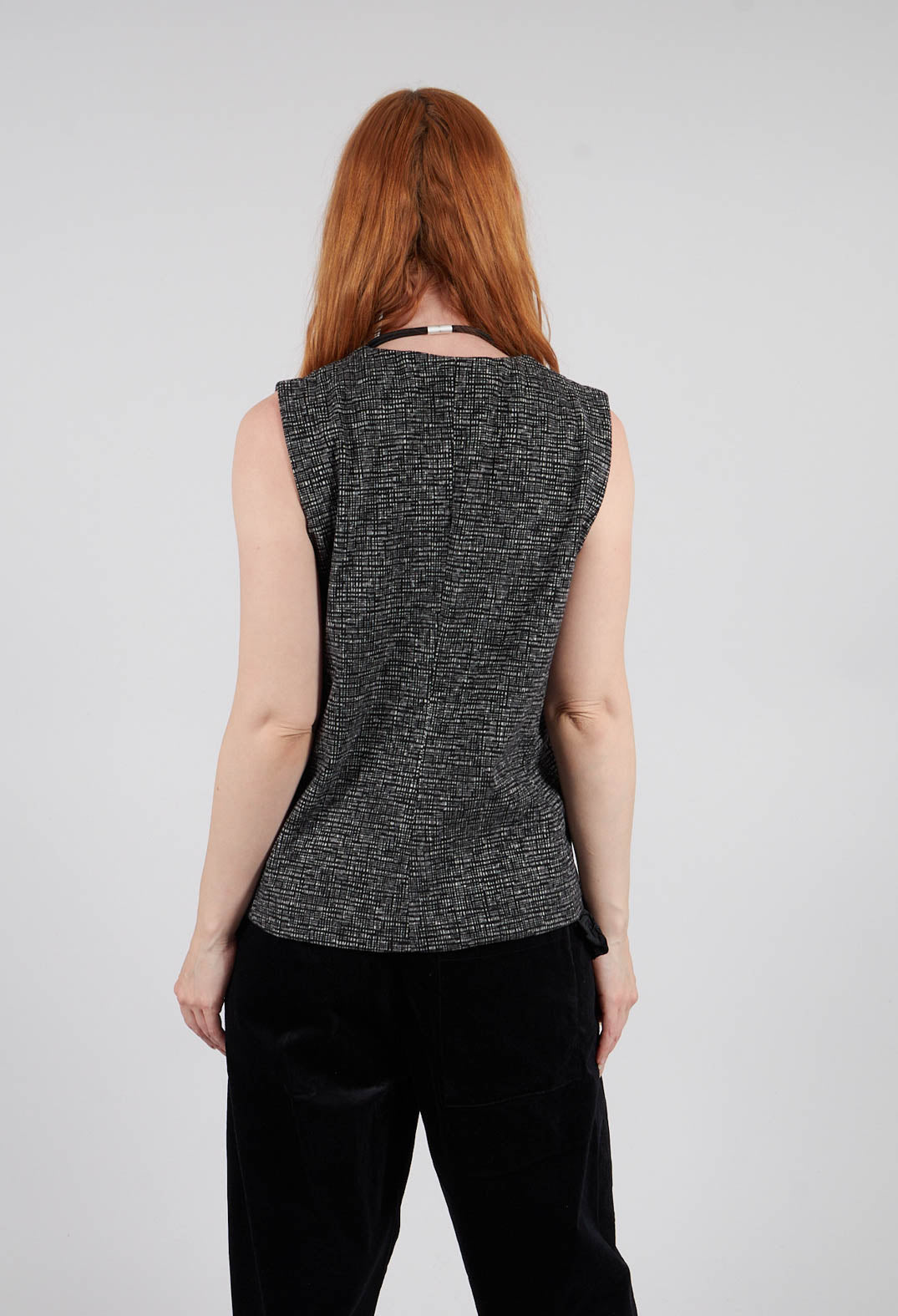 Gevda JF Waistcoat in Nero