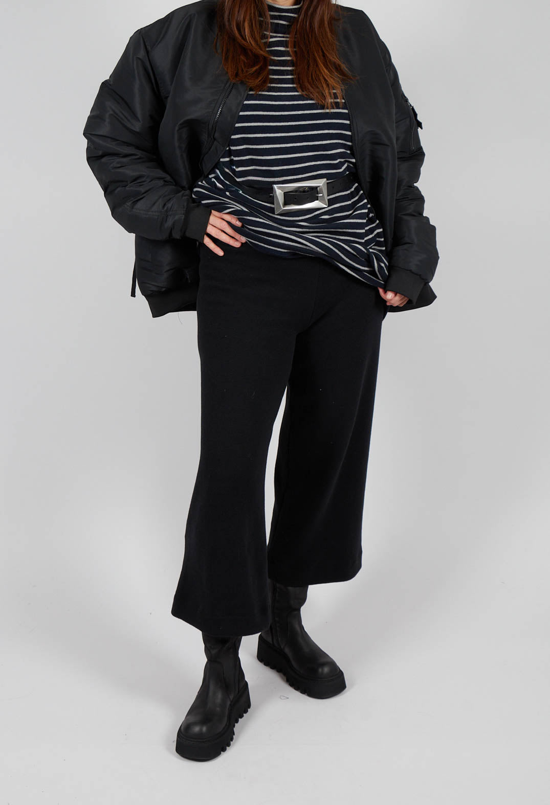 Giba J Trousers in Nero