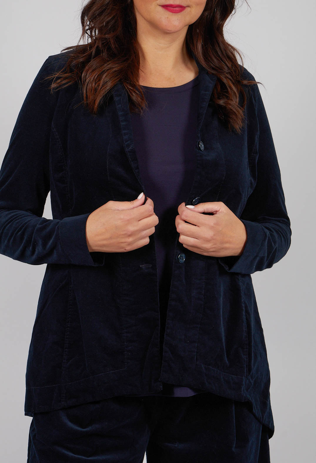 Haring V Jacket in Notte