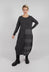Mia S Tsant Check Dress  in Antracite