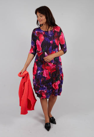 Three Quarter Smash Dress in Sweet Pea