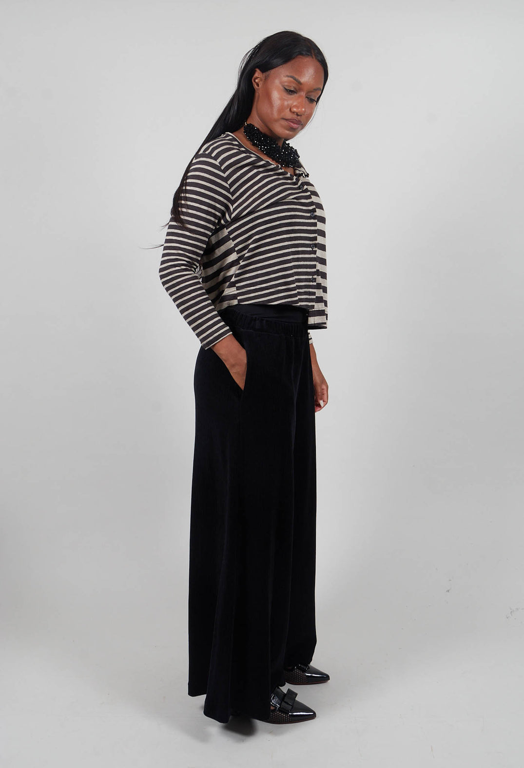 Nucci Trousers in Nero
