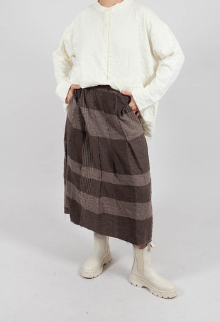 Nuna S Tsant Check Skirt in Rinde