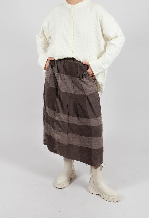 Nuna S Tsant Check Skirt in Rinde