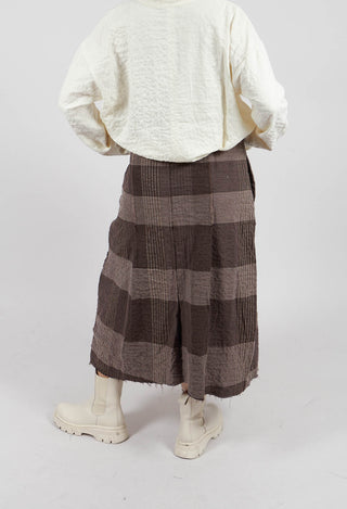Nuna S Tsant Check Skirt in Rinde