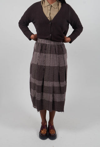 Nuna S Tsant Check Skirt in Rinde