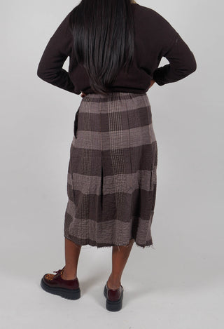 Nuna S Tsant Check Skirt in Rinde
