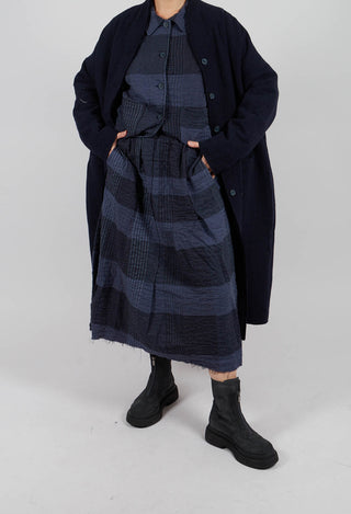 Nuna S Tsant Check Skirt in Notte