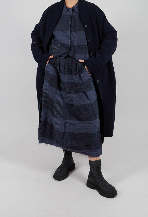 Nuna S Tsant Check Skirt in Notte