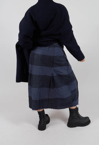 Nuna S Tsant Check Skirt in Notte