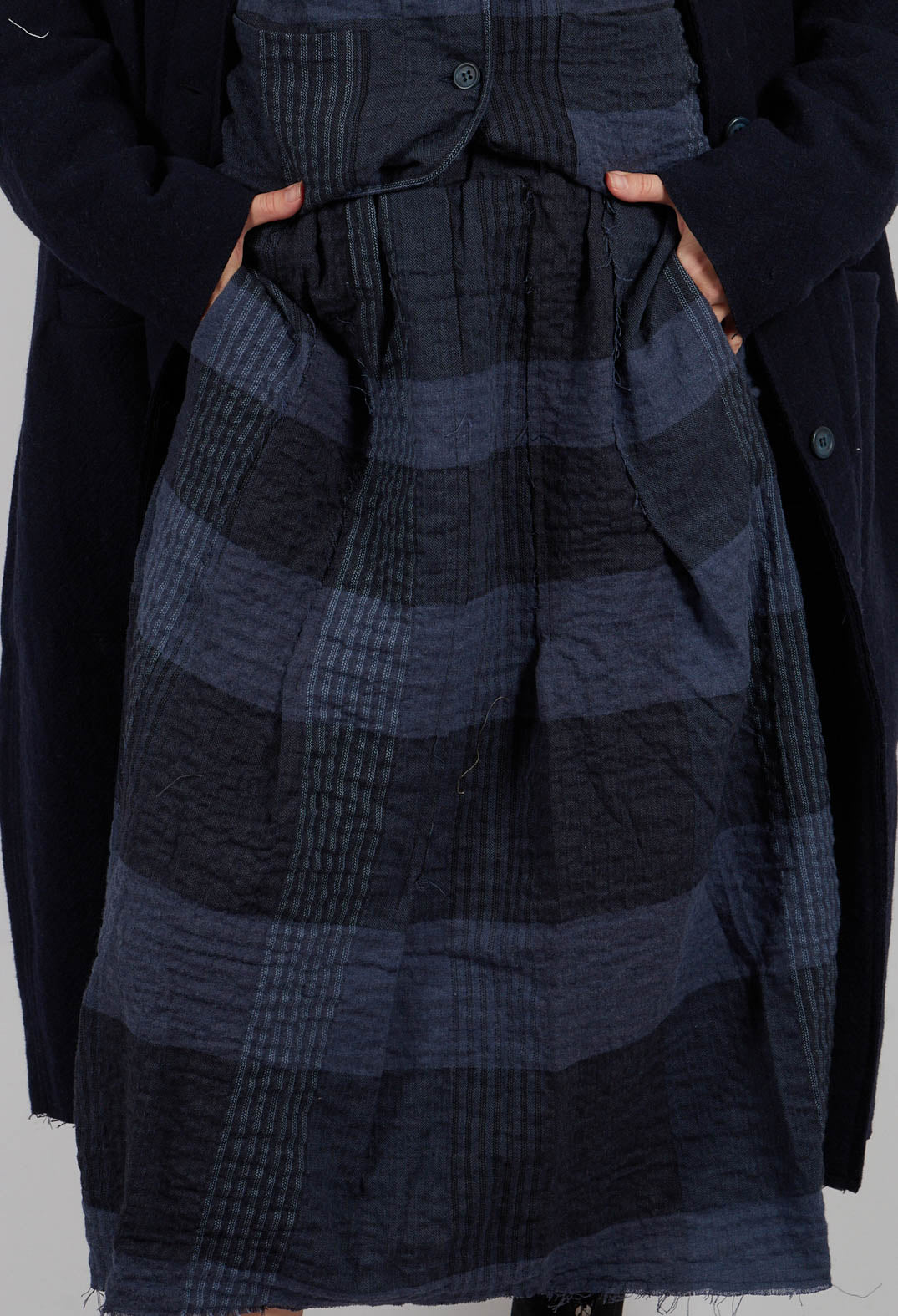 Nuna S Tsant Check Skirt in Notte
