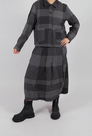 Nuna S Tsant Check Skirt in Antracite