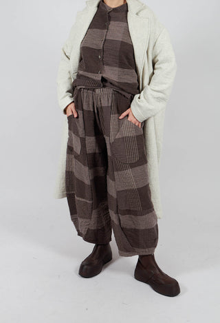 Pace S Tsant Check Trousers in Rinde