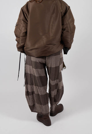 Pace S Tsant Check Trousers in Rinde