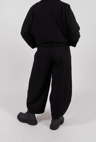 Pace SU Plain Trousers in Nero