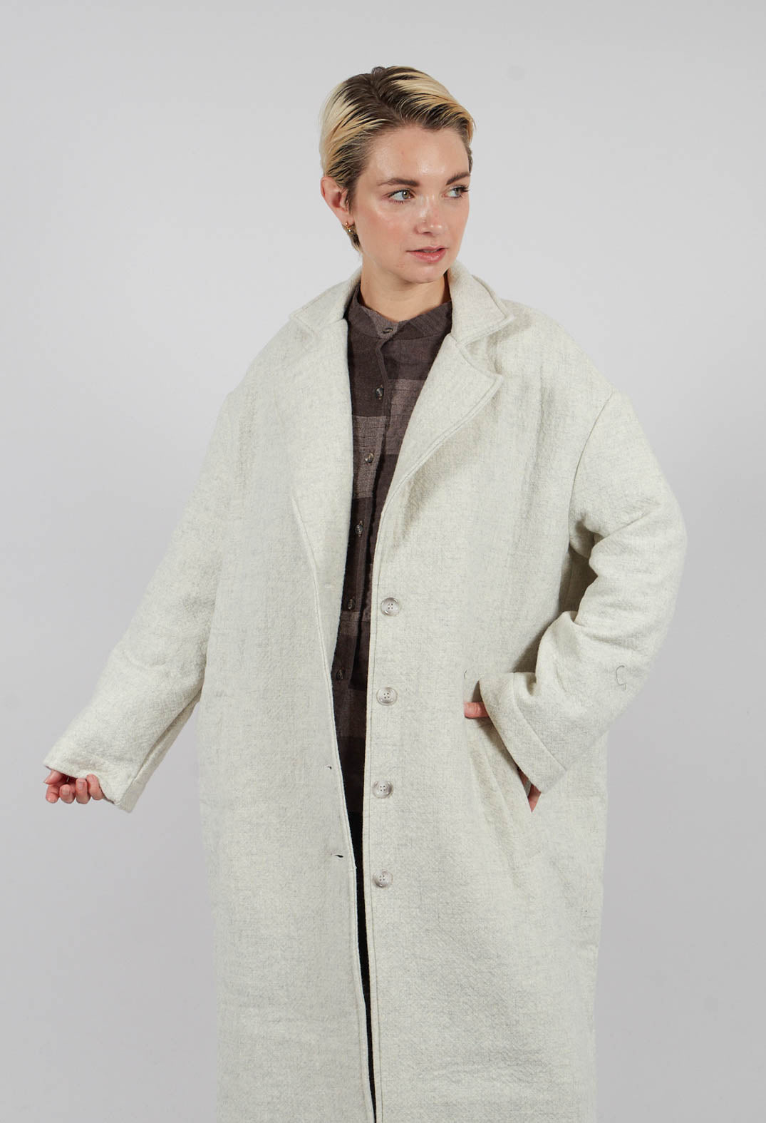 Romi Coat in Naturale