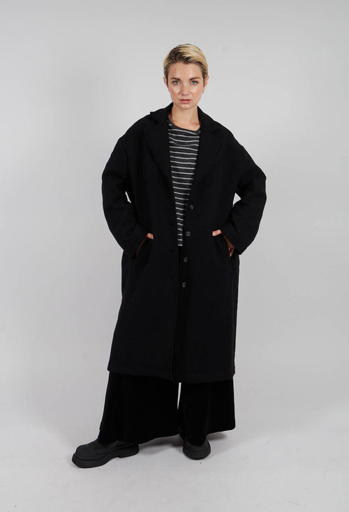 Romi Coat in Nero