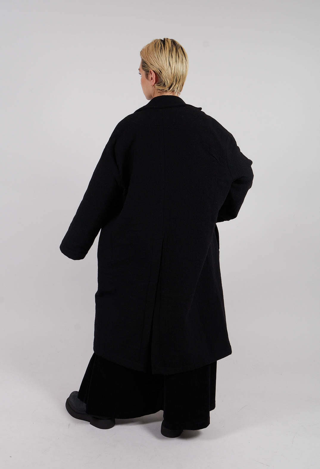 Romi Coat in Nero
