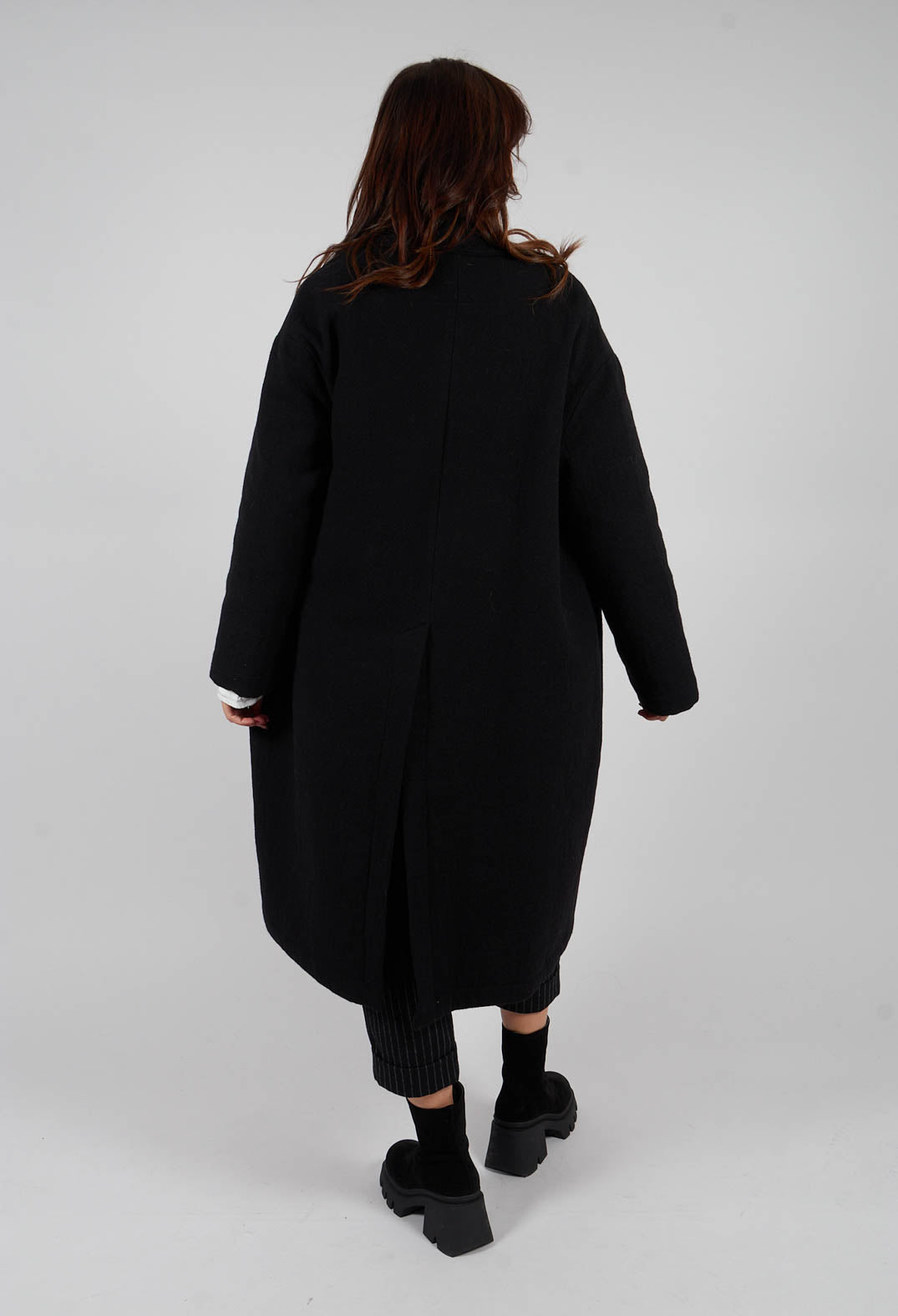 Romi Coat in Nero