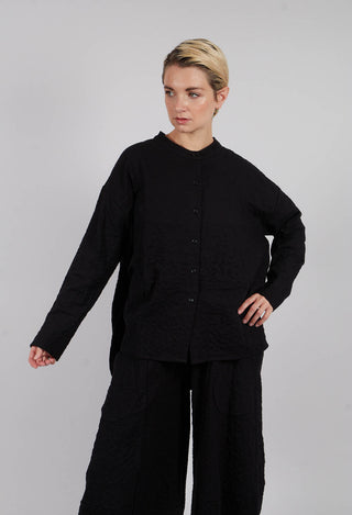 Seline SU Plain Shirt in Nero