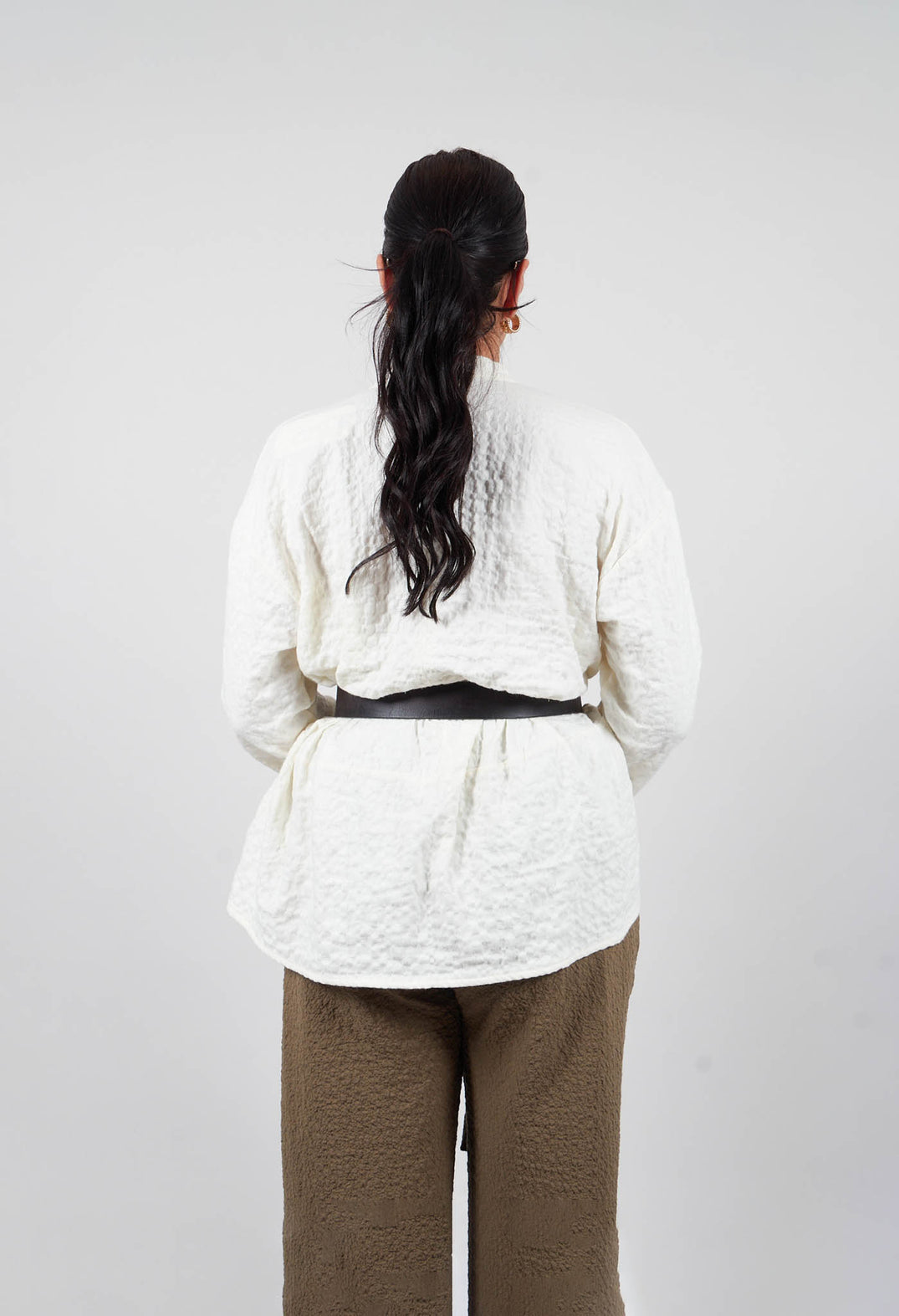 Seline SU Plain Shirt in Luna