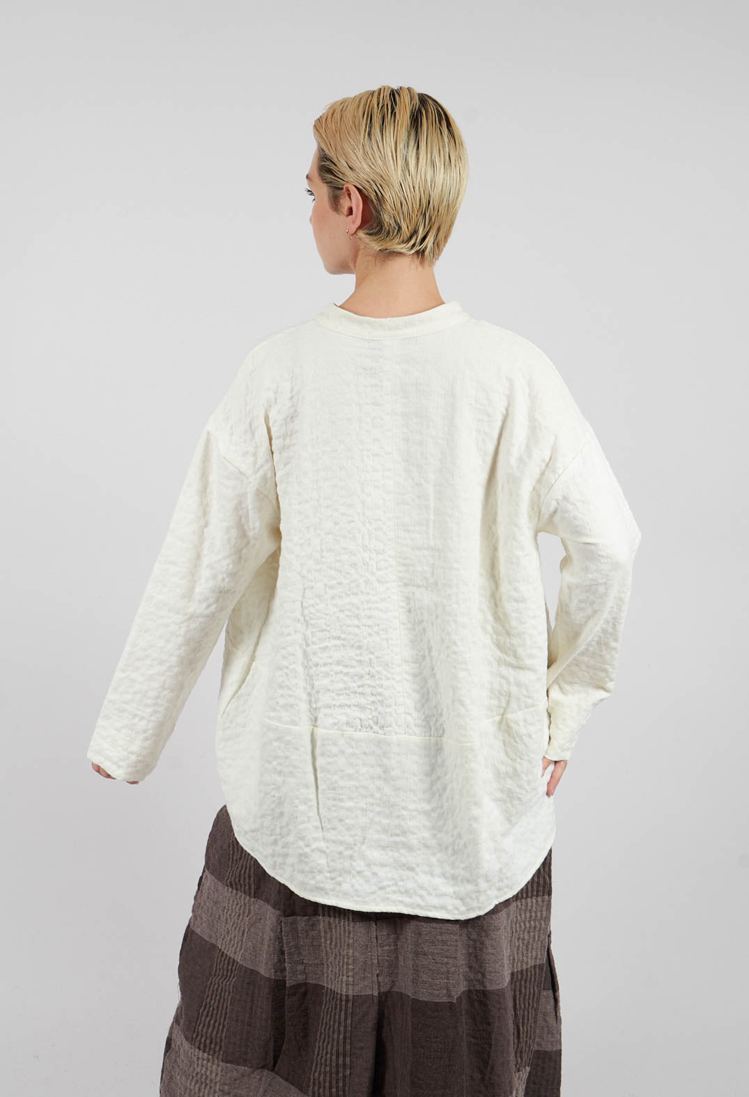 Seline SU Plain Shirt in Luna