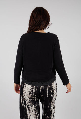 Toro Cardigan in Nero
