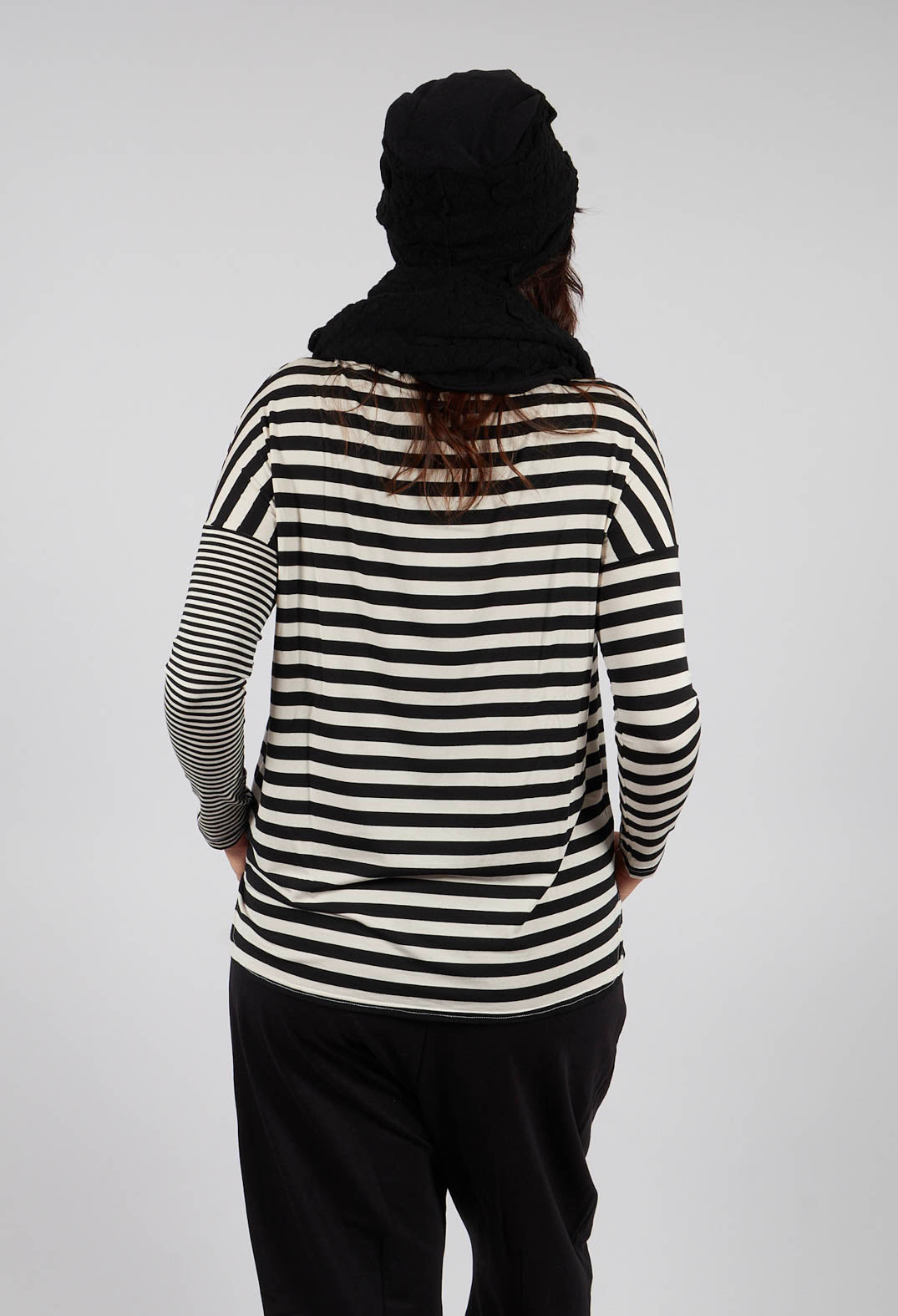 Virgi T-Shirt in Riga Nero