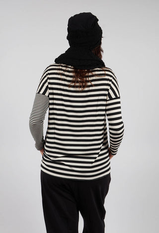 Virgi T-Shirt in Riga Nero