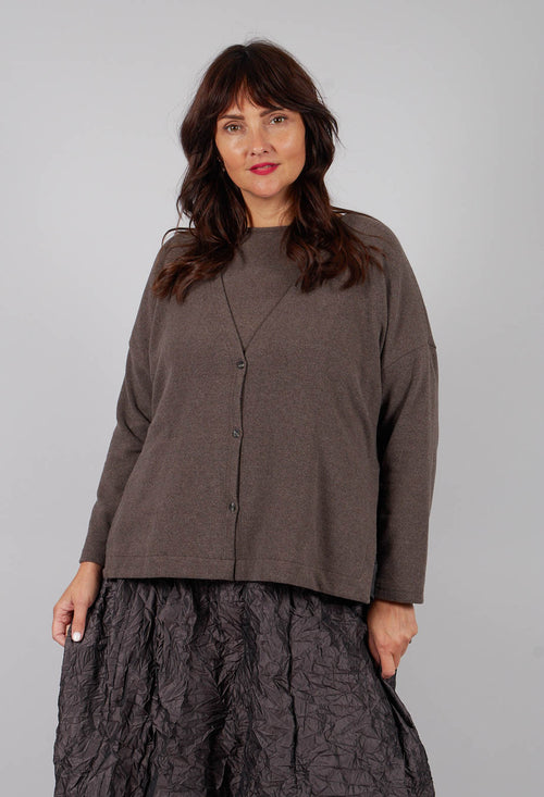 Cosmico Cardigan in Rinde