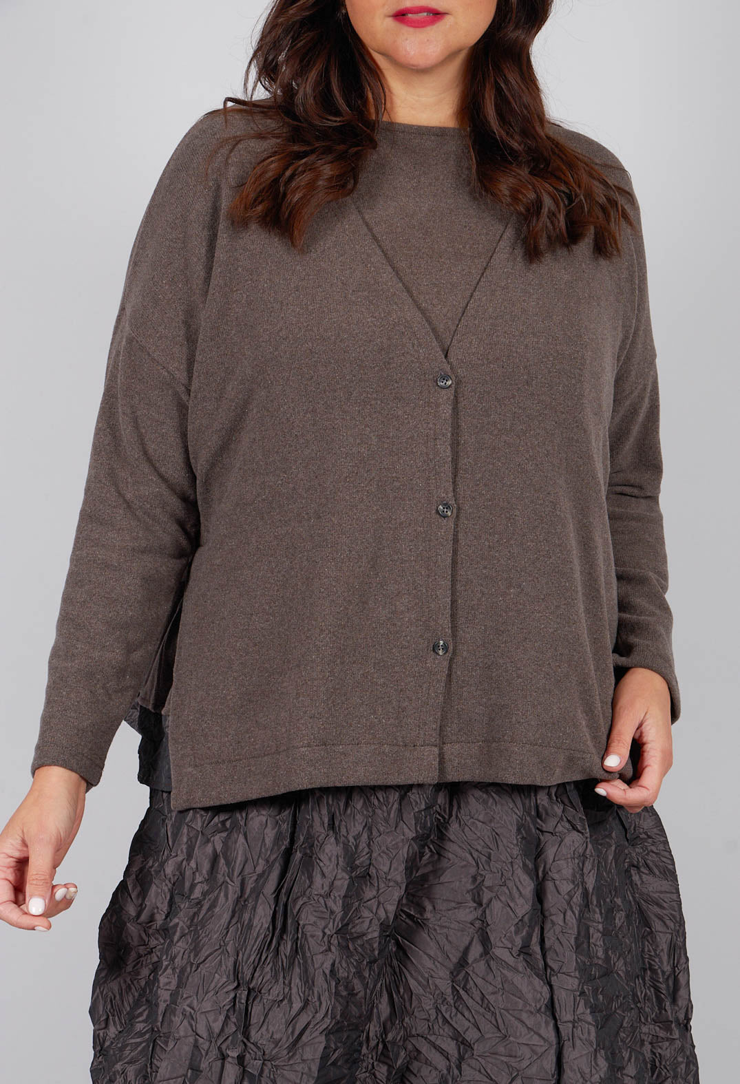 Cosmico Cardigan in Rinde
