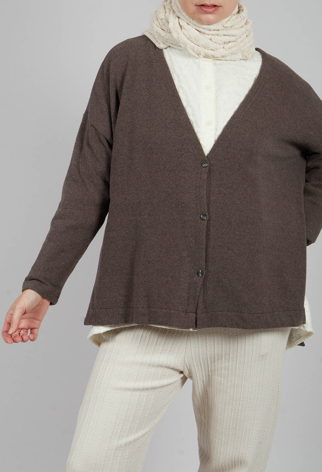 Cosmico Cardigan in Rinde