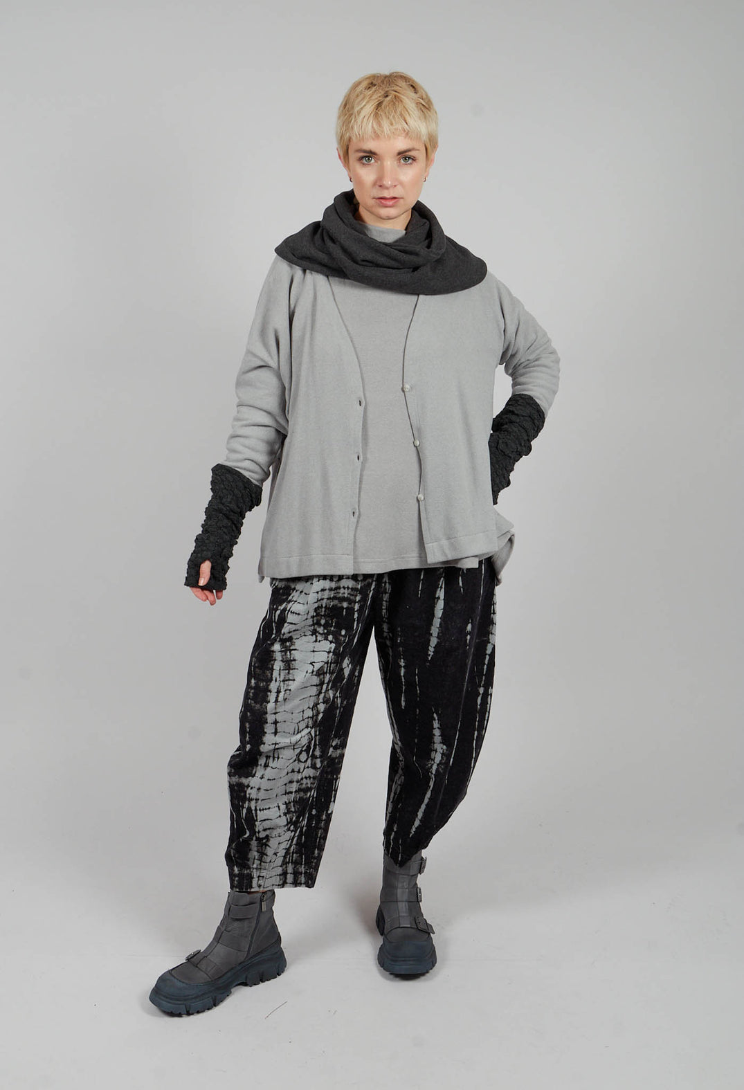 Bianco PR Trousers in Nebbia